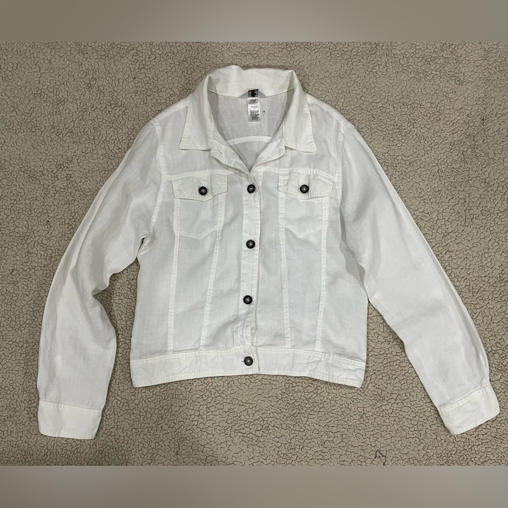Hard Tail Classic White Jean Jacket - Picture 9 of 15